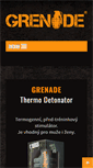 Mobile Screenshot of grenadefatburner.cz