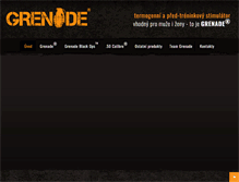 Tablet Screenshot of grenadefatburner.cz